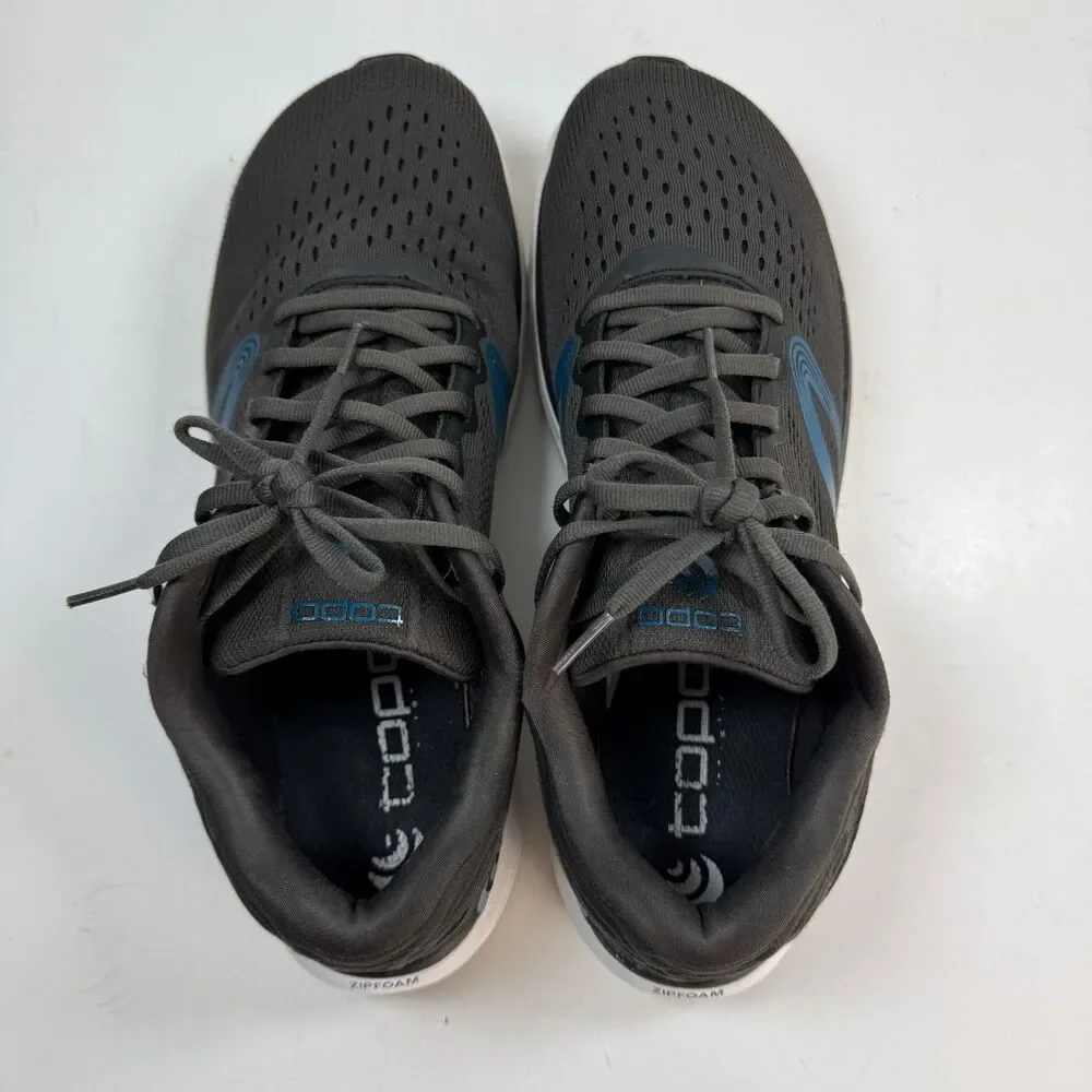 Topo Athletic Magnifly 4 Shoes Mens Size 10 Gray Navy Running Sneakers
